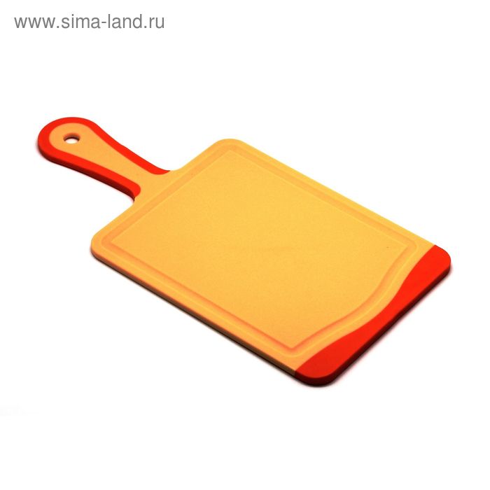 фото Кухонная доска atlantis flutto, цвет оранжевый, 35 x 18 см