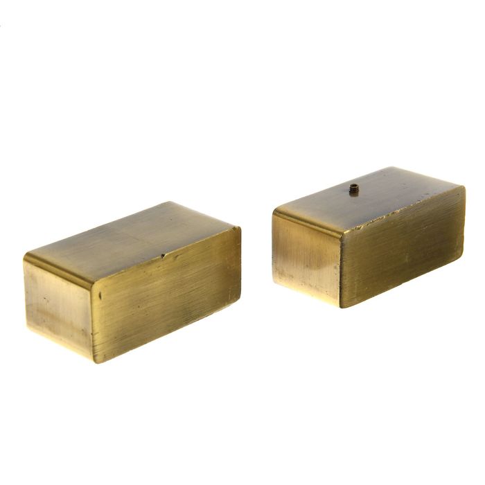 Заглушка торцевая ПРЕЗИДЕНТ (2 шт. в упак.) Старое золото