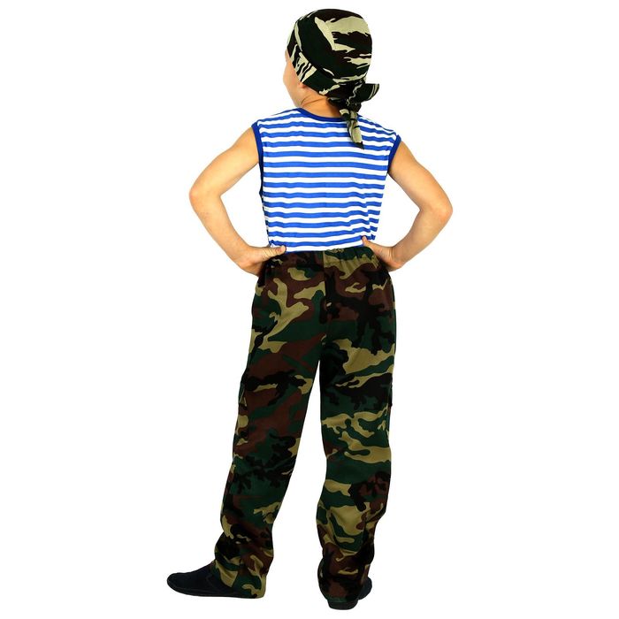 Костюм военный "Камуфляж", рост 110 см