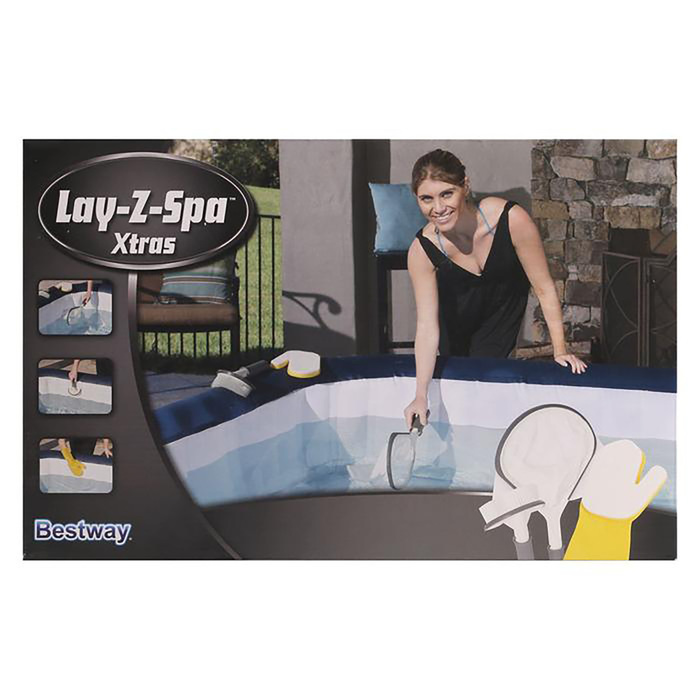 Набор для чистки SPA бассейнами, 3 предмета: сачок, руковица, щётка Bestway