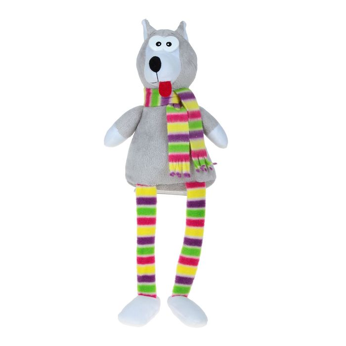 Мягкая игрушка "Волк-полосатик", МИКС