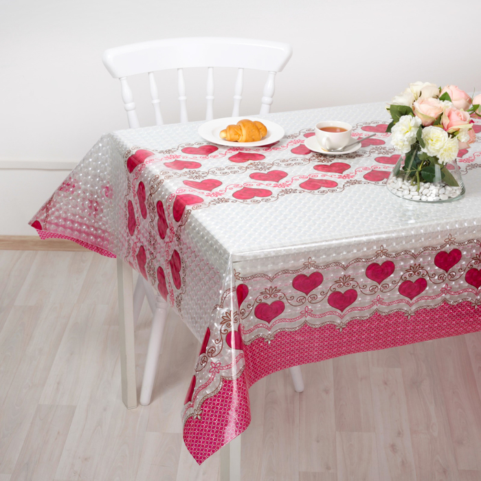 Клеенка ПВХ, ширина 137 см, толщина 0,16 мм, 3D-эффект, рулон 20 м