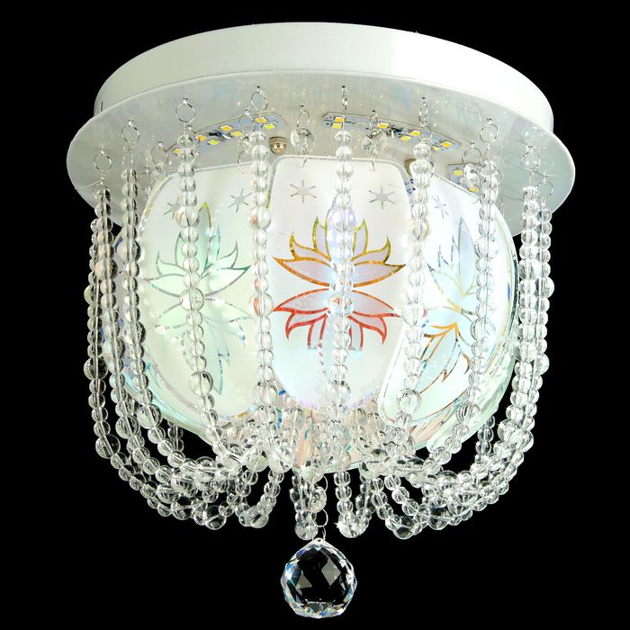 Светильник потолочный LED "Лотос" тёплый и холодный свет диам 30 см