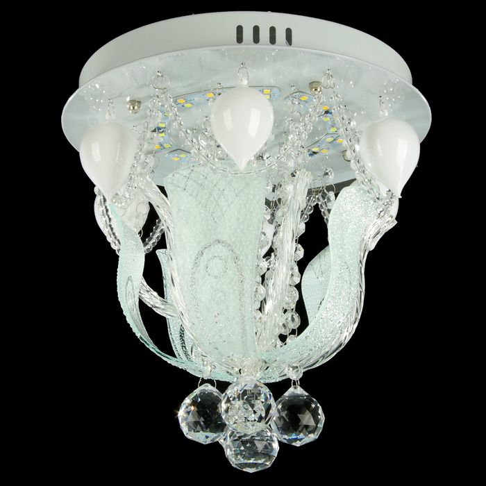 Светильник потолочный LED "Капельки" тёплый и холодный свет диам 30 см