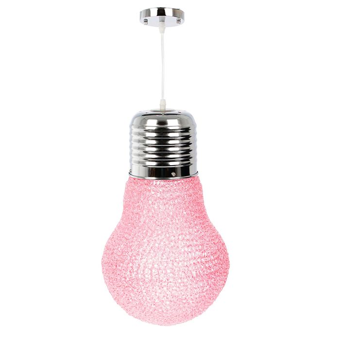 Светильник подвесной "Лампочка красная" 27E 40W 50х30х30 см