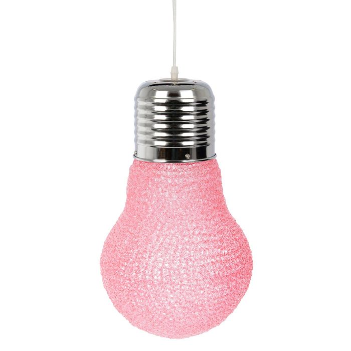 Светильник подвесной "Лампочка красная" 27E 40W 50х30х30 см