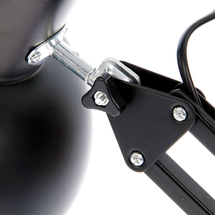 Лампа настольная 810 "Деко, чёрная" E27 40W