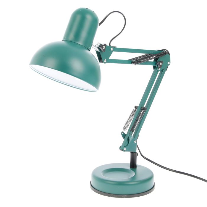Лампа настольная 810 "Деко, зелёная" E27 40W