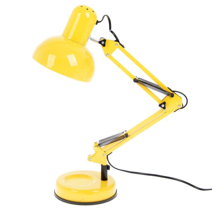 Лампа настольная 810 "Деко, жёлтая" E27 40W