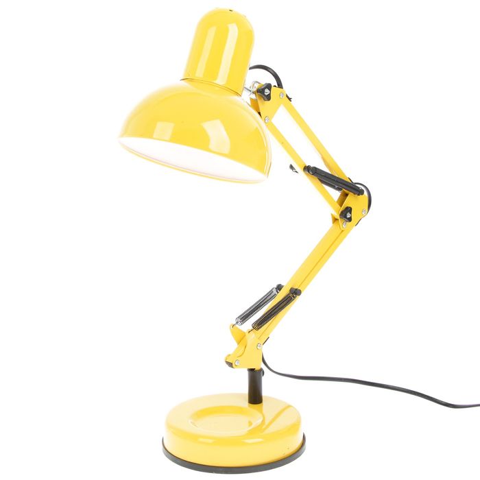 Лампа настольная 810 "Деко, жёлтая" E27 40W