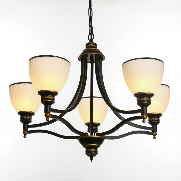 Люстра 6623/5 "Кипр" верхний свет E27 40W 55х55х55 см