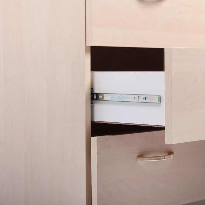 Комод детский пеленальный «Сириус 805 ЛДСП», 5 выдвижных ящиков, шариковые направляющие, цвет берёза