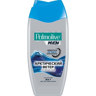 Гель для душа Palmolive Men 3 в 1 «Арктический ветер», 250 мл - Фото 1