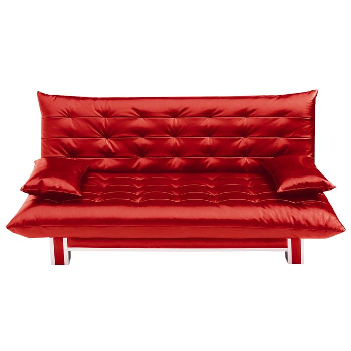 Диван-кровать Поло Стайл 1940 х 950 х 1000 экокожа Crimson