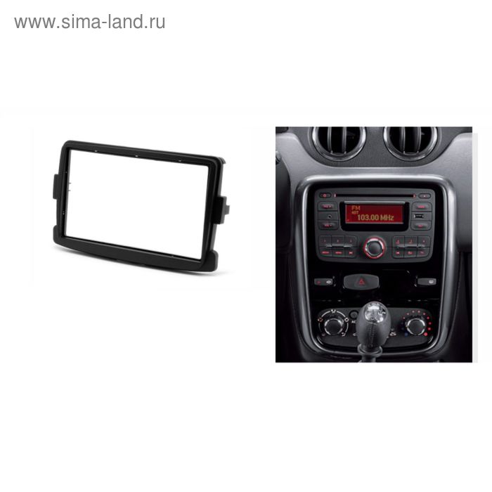 фото Рамка переходная carav 11-297 renault duster 2010/dacia duster 2010