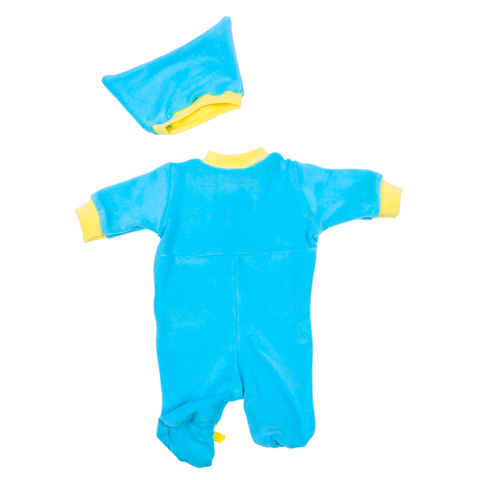 Одежда для кукол "Комбинезон с шапочкой (велюр) 22", МИКС