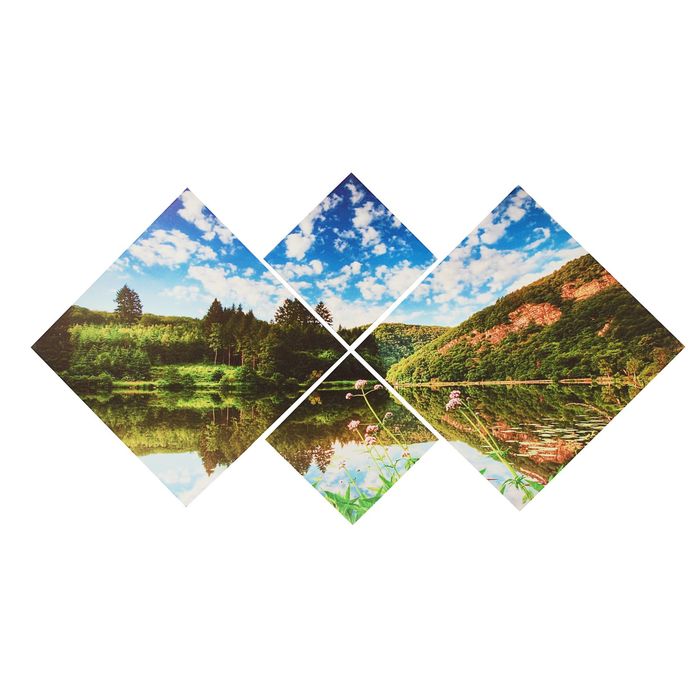 Модульная картина на подрамнике "Лето"