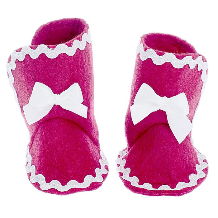 Сапожки для куклы, цвет розовый
