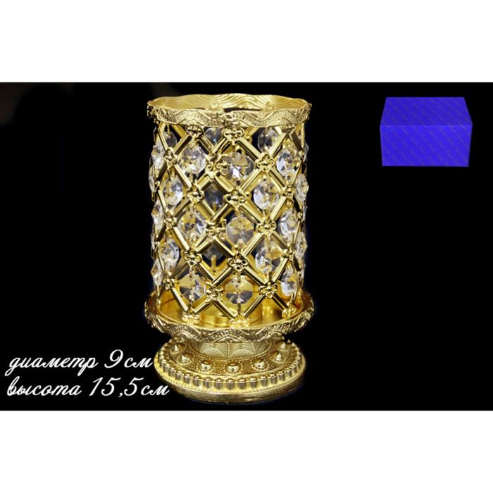 Подсвечник 15 см, в подарочной упаковке