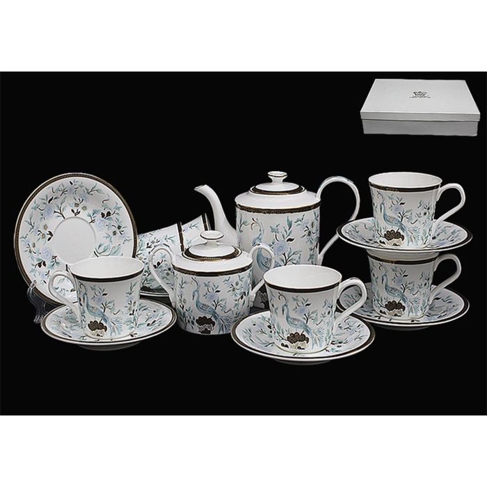 Чайный сервиз "Райская птица", 16 предметов, в подарочной упаковке