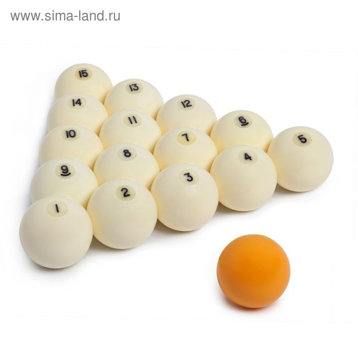 Шары Pyramid Aramith Standard 68мм желтый биток 20150₽