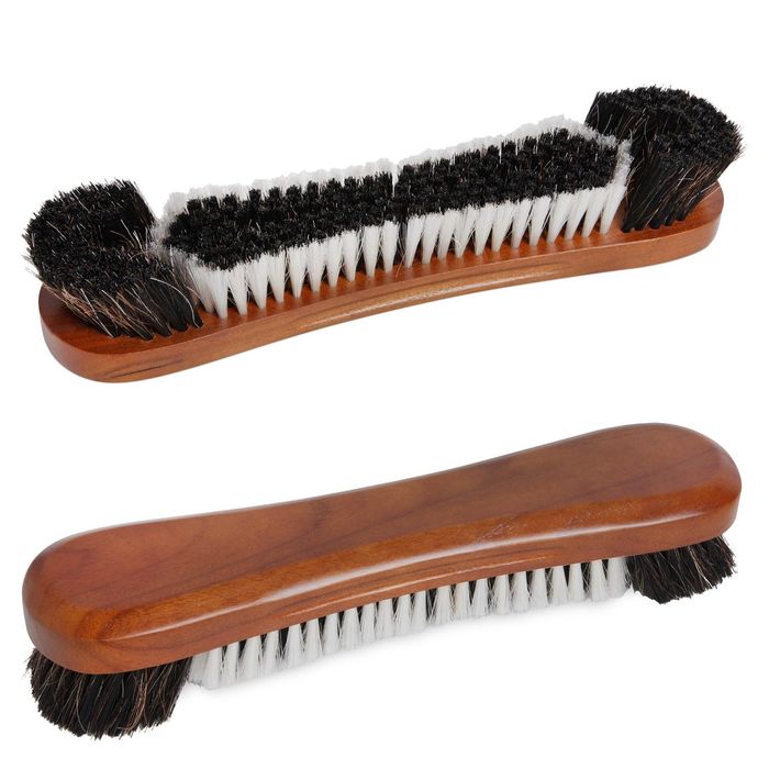 Щетка 12, конский волос, коричневая, 30см