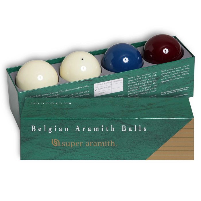 Шары Super Aramith Carom ø61,5мм 4шара