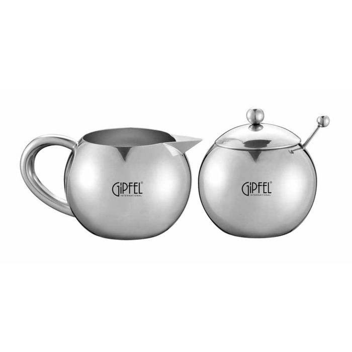 Набор: сахарница с ложечкой, молочник OREOLE, 370 мл