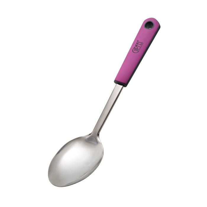 Ложка OMEGA, 32х7 см, фиолетовая ручка