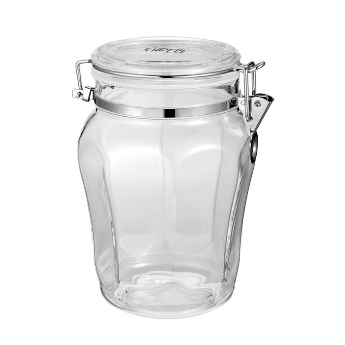 Банка KRON для хранения сыпучих продуктов, 13х13x18,5 см, 1,25 л