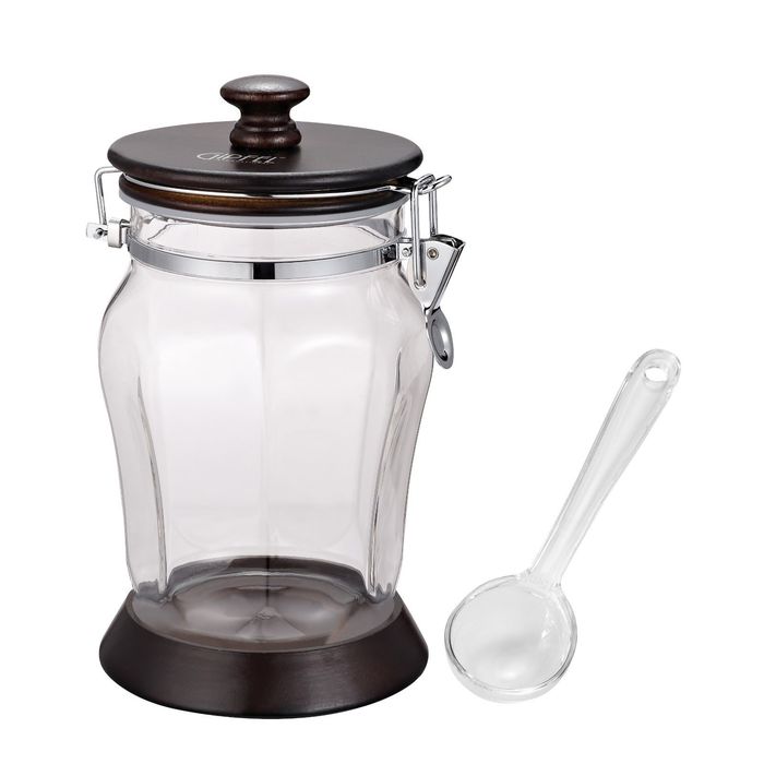 Банка DARNA для хранения сыпучих продуктов, 13 х 13 x 22,3 см, 1,25 л