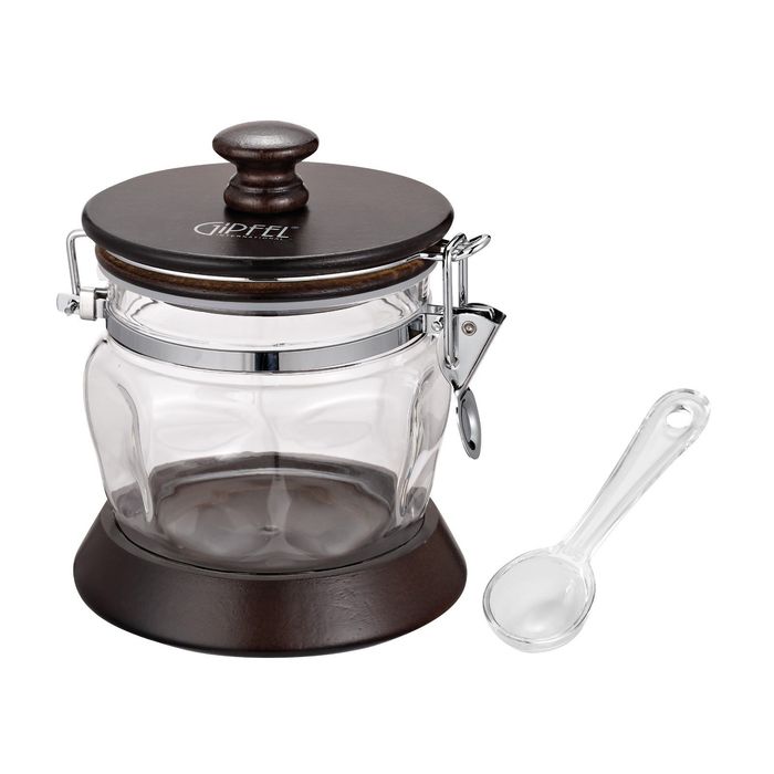 Банка DARNA для хранения сыпучих продуктов, 12,6 х 12,6 x 15 см, 650 мл