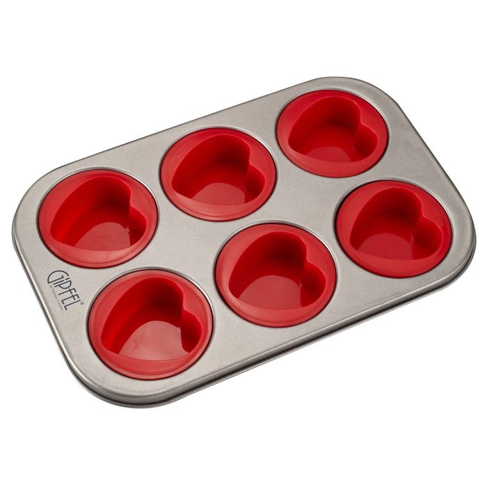 Силиконовые формы для выпечки сдобы Gipfel TWINKLE 28,5x19,5x3 см