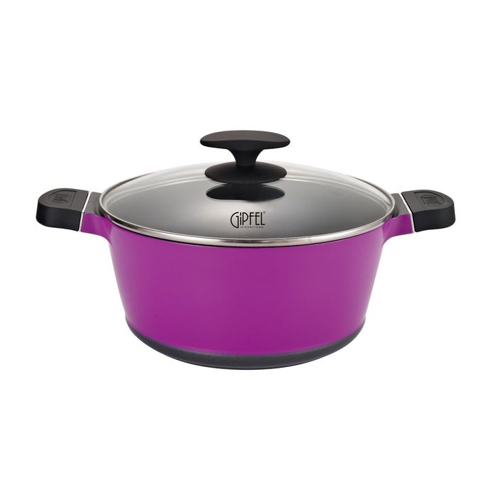 Кастрюля VIOLETA 24х11,5 см, 4,29 л, с крышкой