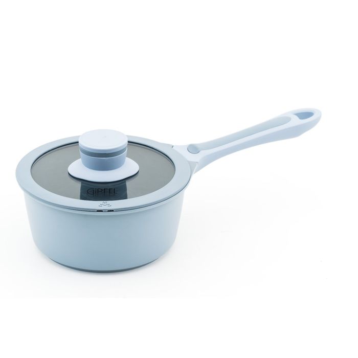 Ковш COMFORT 16x7,5 см, 1,3 л, со стеклянной крышкой