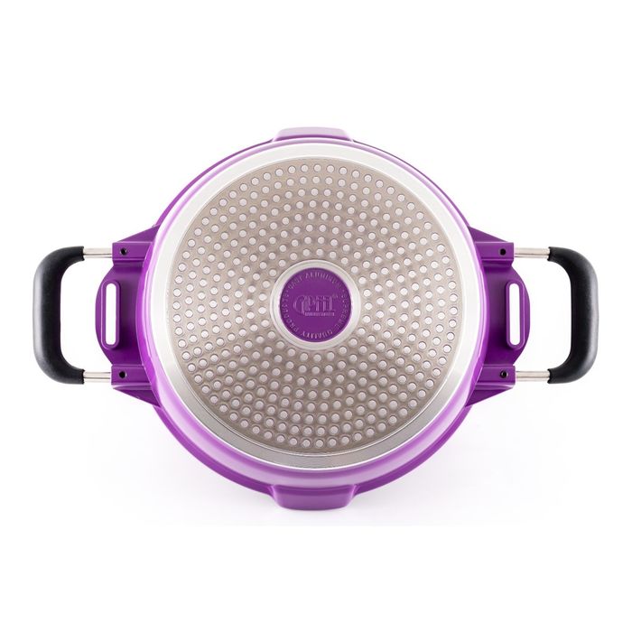 Сотейник CHIC 24x8 см, 3 л, темно-фиолетовый