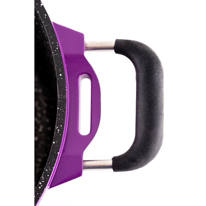 Сотейник CHIC 24x8 см, 3 л, темно-фиолетовый