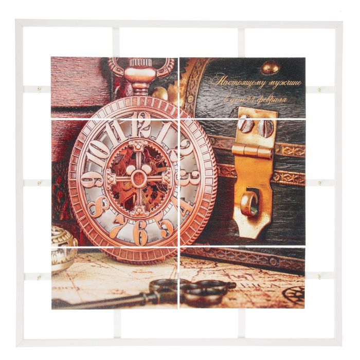 Ключница открытая "Время" 45х45х5 см