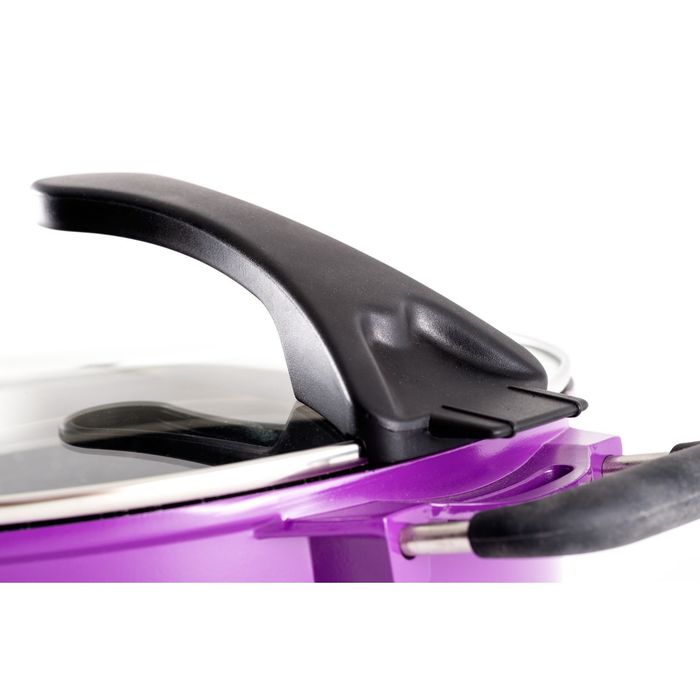 Кастрюля CHIC 28x13,5 см, 7 л, темно-фиолетовая