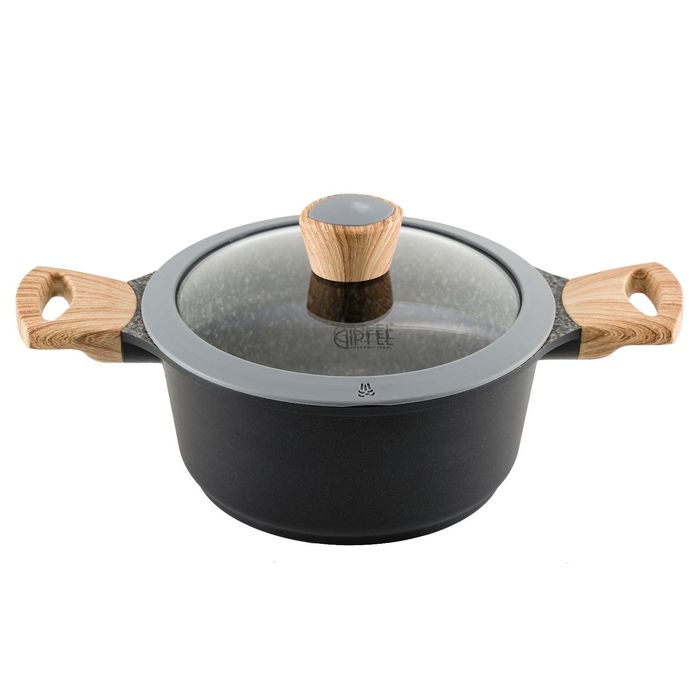 Кастрюля OLIVER 20х9,5 см, 2,46 л, со стеклянной крышкой