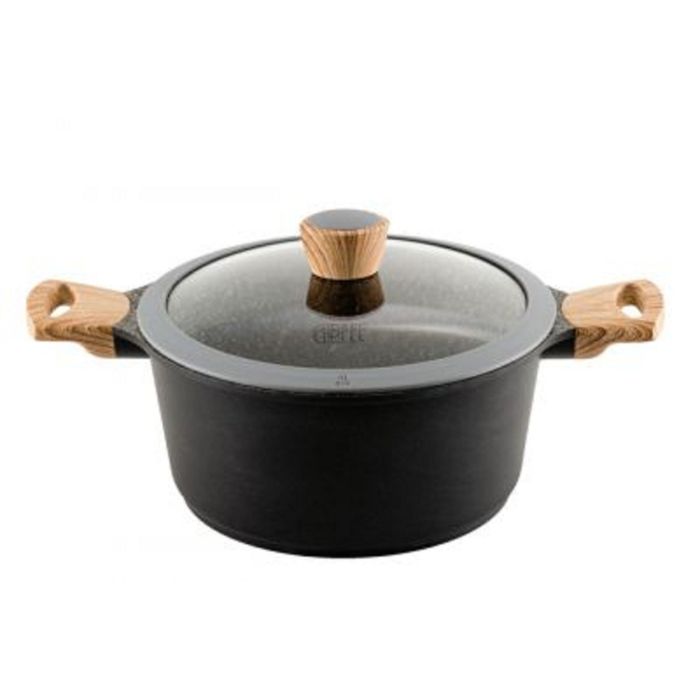 Кастрюля OLIVER 28х12,5 см, 6,49 л, со стеклянной крышкой