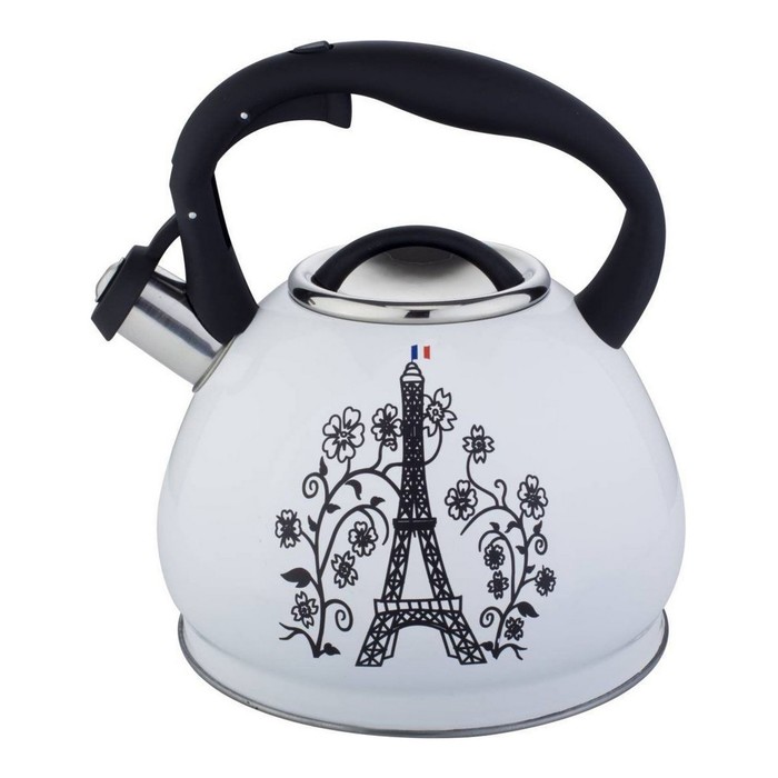 Чайник металлический 3л Premium, цвет МИКС