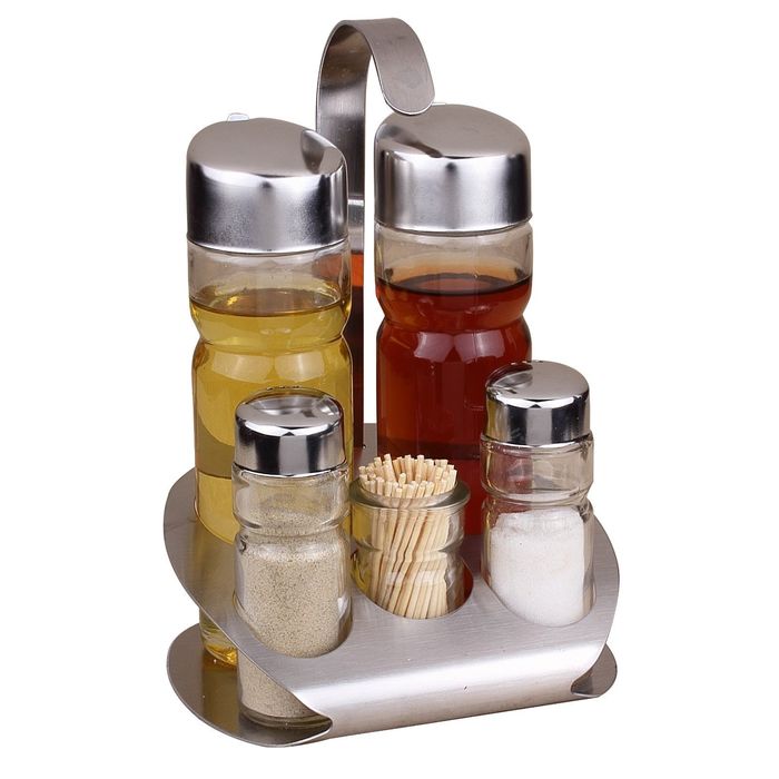 Набор для приправ Gipfel, 6 предмета, 13х11,8х18,8 см