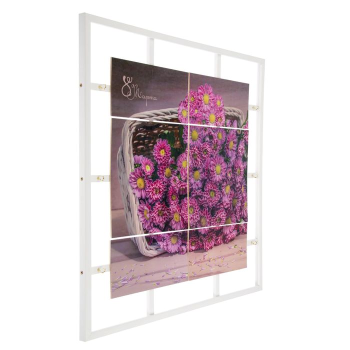 Ключница открытая "Букет" 45х45х5 см