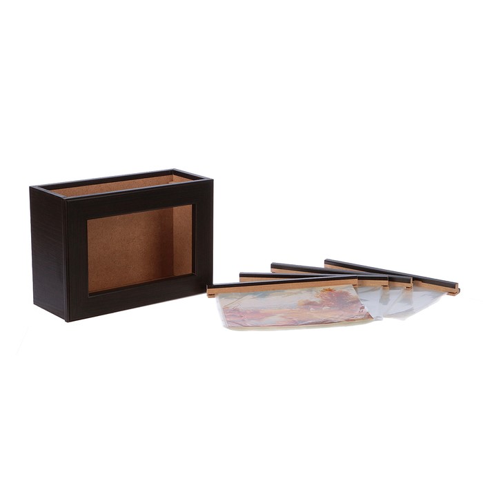 Фотобокс "Домик в лесу" для фото 13х18 см 96 шт., венге