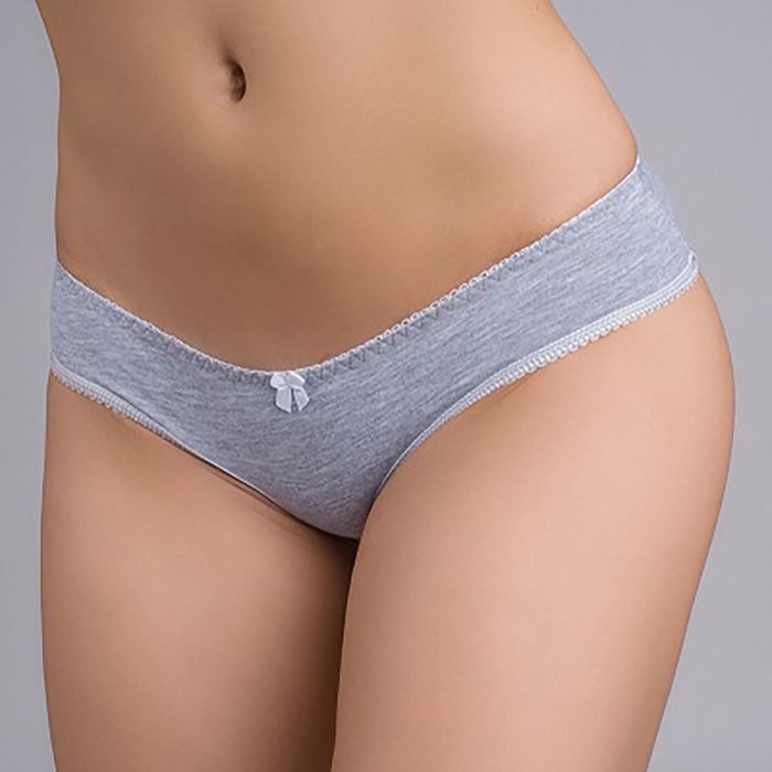 Трусы женские слипы Т-01 цвет серый меланж, р-р 44