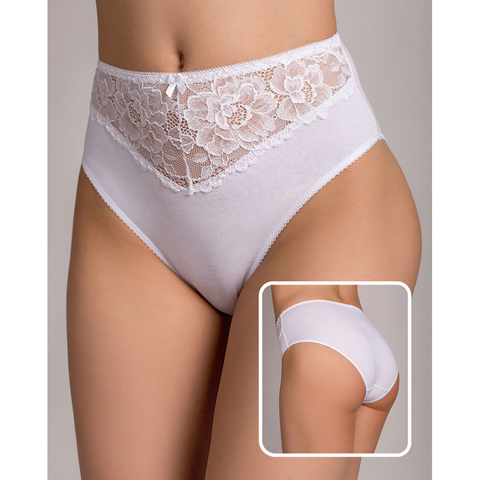 Трусы женские слипы Т-08 цвет белый, р-р 50