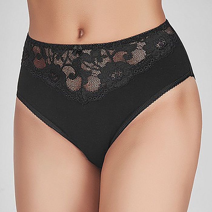 Трусы женские слипы Т-08 цвет черный, р-р 48