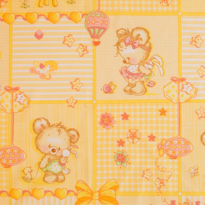 Комплект в кроватку (7 предметов), цвет бежевый микс 200