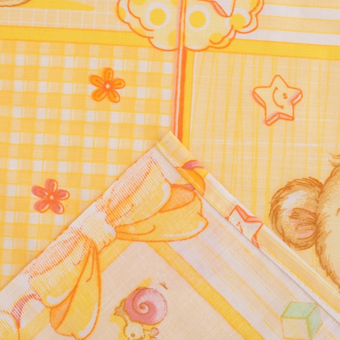 Комплект в кроватку (7 предметов), цвет бежевый микс 200